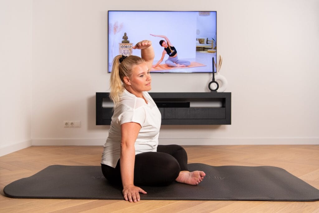 thuis yoga workout